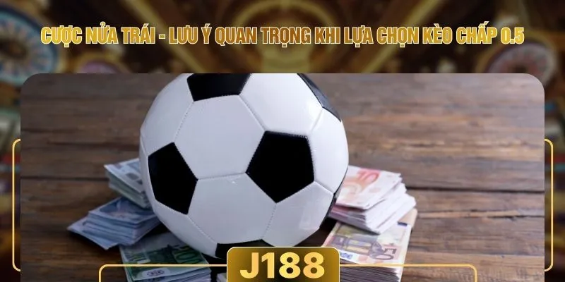 Cược Nửa Trái - Lưu Ý Quan Trọng Khi Lựa Chọn Kèo Chấp 0.5